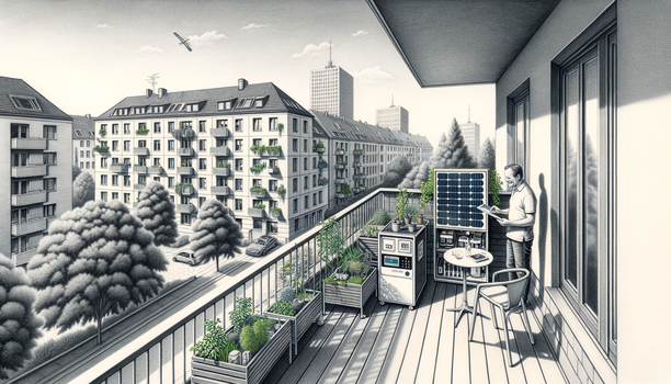 Balkonkraftwerk mit Speicher – effizient Strom auf dem Balkon gewinnen