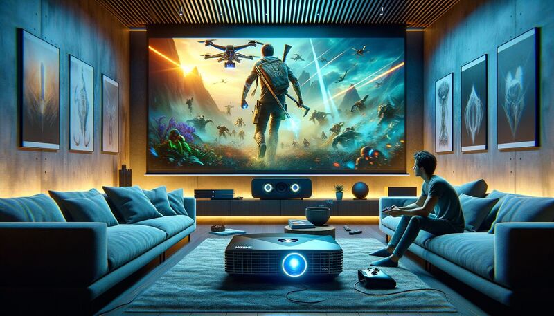 Hisense C2 Ultra — 4K Laser Mini-Projektor für Xbox